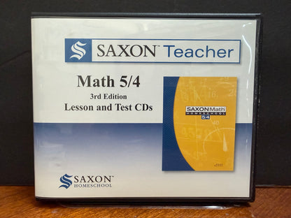 Saxon Math 5/4 Teacher CDs (3rd Edition)