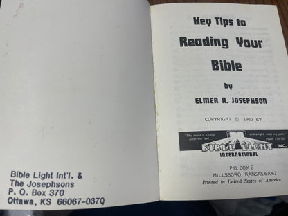 Key Tips to Reading Your Bible