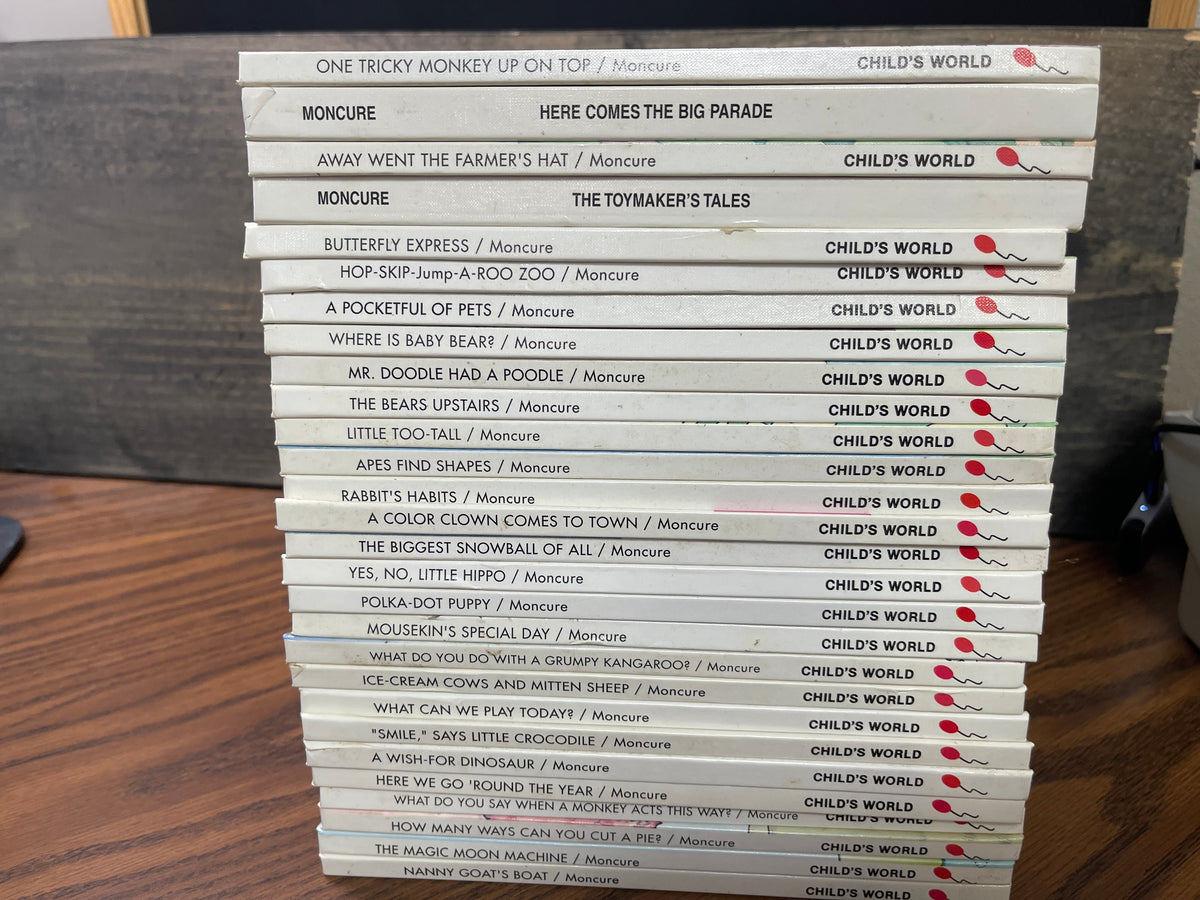 Jane Belk Moncure Child’s World Magic Castle Readers Lot 28 Vintage Hardcover Bo