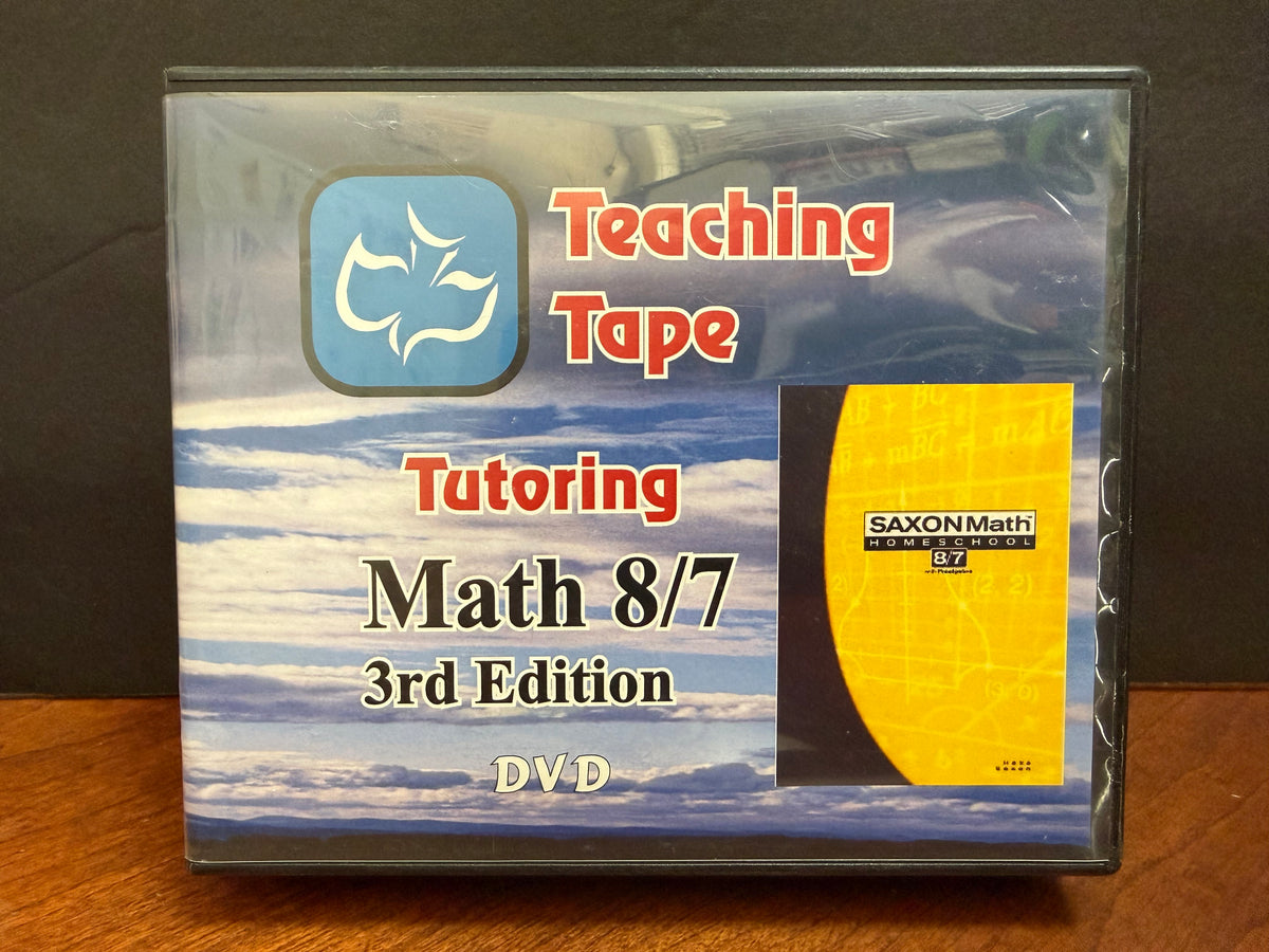 Tutoring Saxon Math 8/7 Teaching DVDs (3rd Edition)