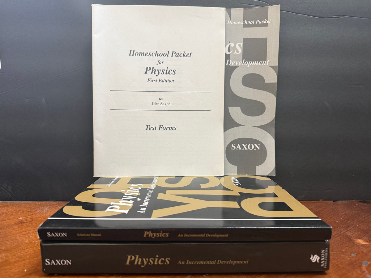 Saxon Physics Homeschool Kit with Solutions Manual