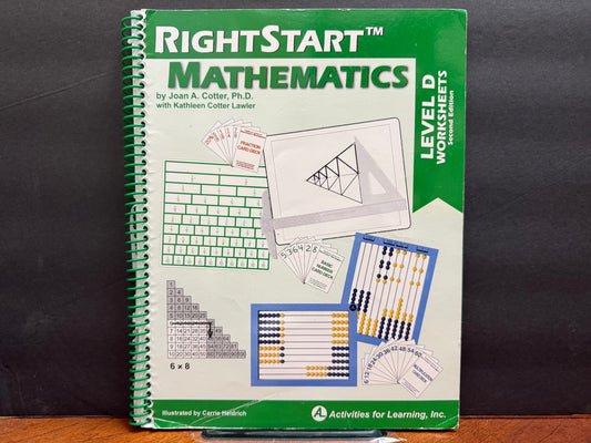 RightStart Math Level D Worksheets (2nd Edition)