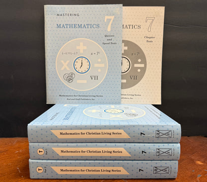 Grade 7 Math "Mastering Mathematics" Full Set