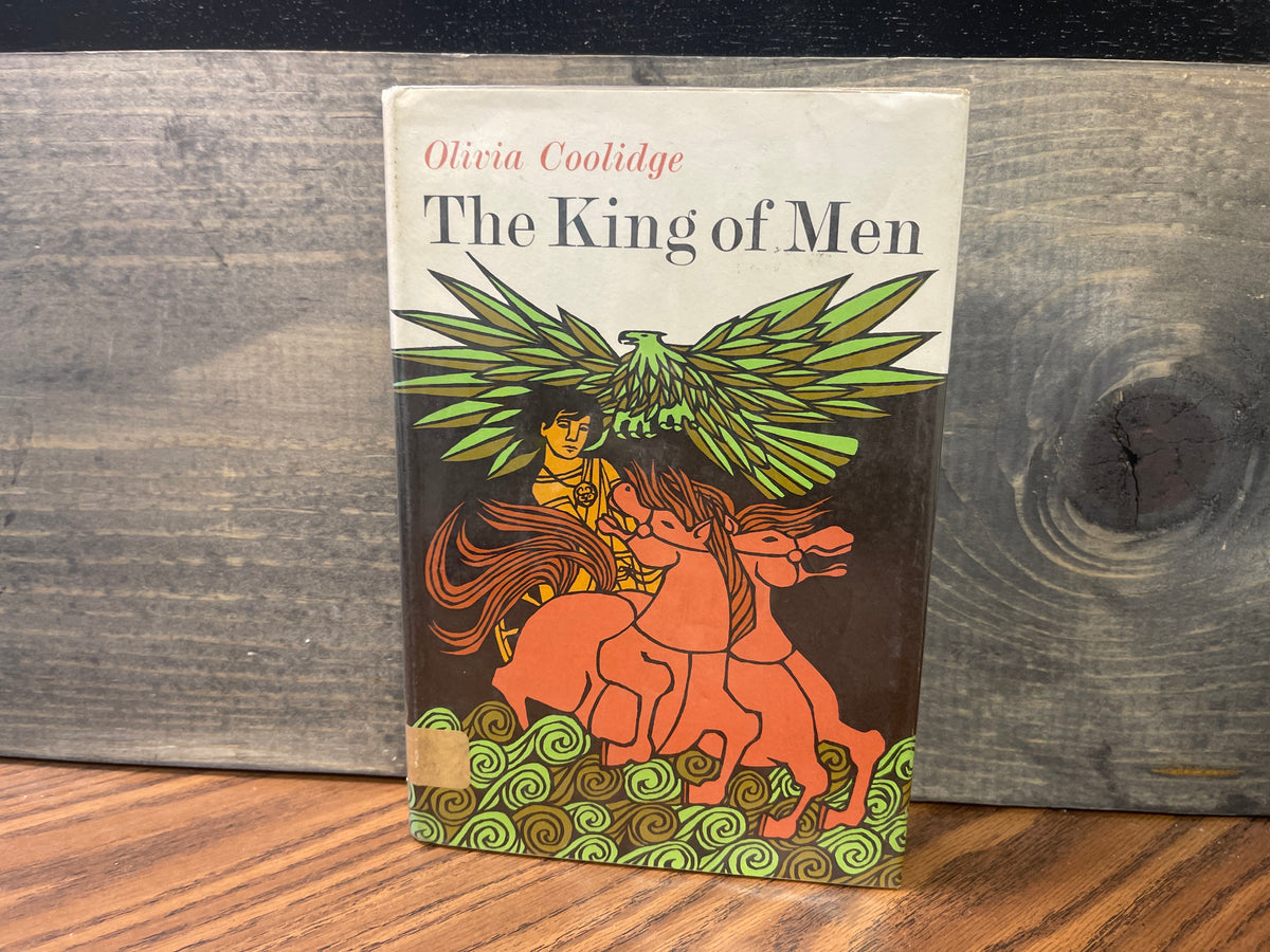 The King of Men Olivia Coolidge 1966 First Printing Ellen Raskin DJ Ex-Library