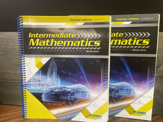 Intermediate Mathematics Teacher Ed Volume 1 & 2