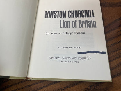 Winston Churchill Lion of Britain Sam Beryl Epstein 1971 HC Garrard Vintage