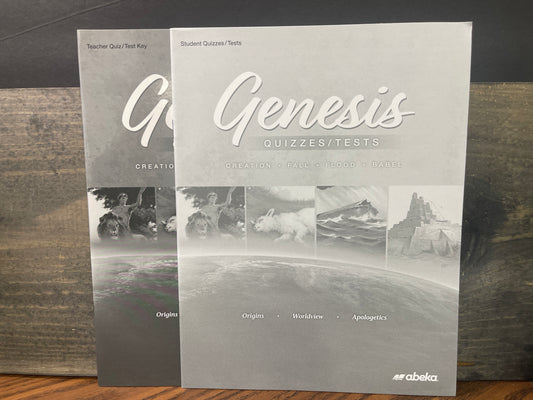 Genesis: Creation, Fall, Flood, Babel Quiz and Test Key and key