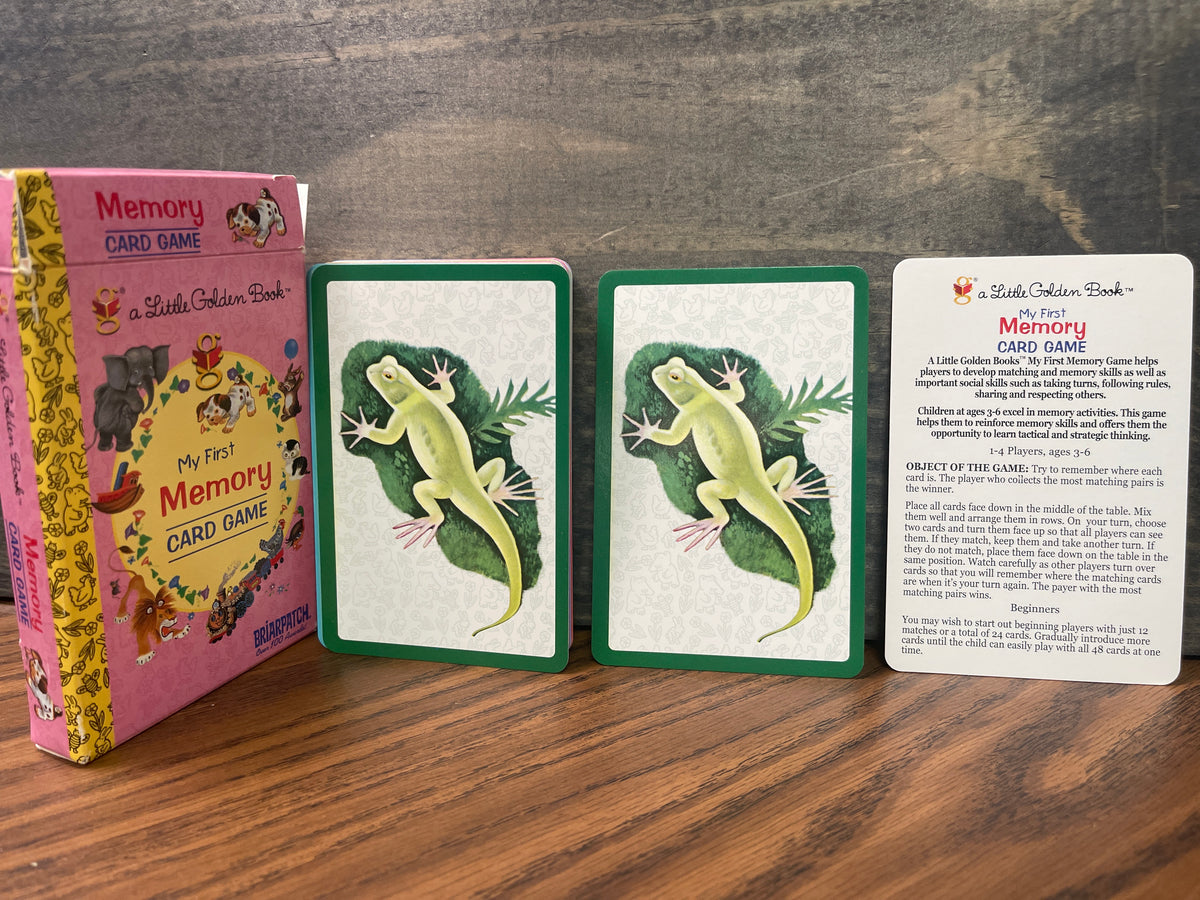 My First Memory Card Game A Little Golden Book
