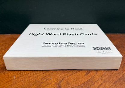 Christian Light Learning to Read Sight Word Flash Cards