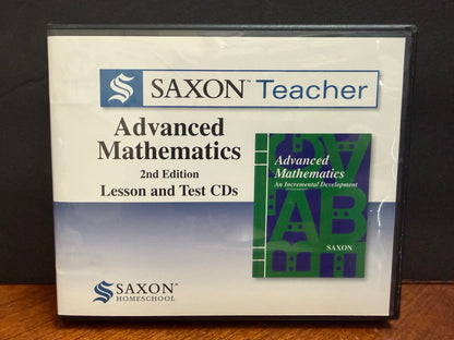 Saxon Advanced Mathematics Teacher CDs (2nd Edition)