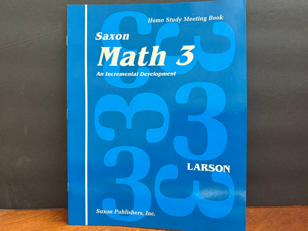 Saxon Math 3 Meeting Book