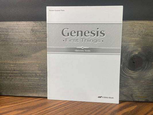 Genesis: Creation, Fall, Flood, Babel Quiz and Test Book