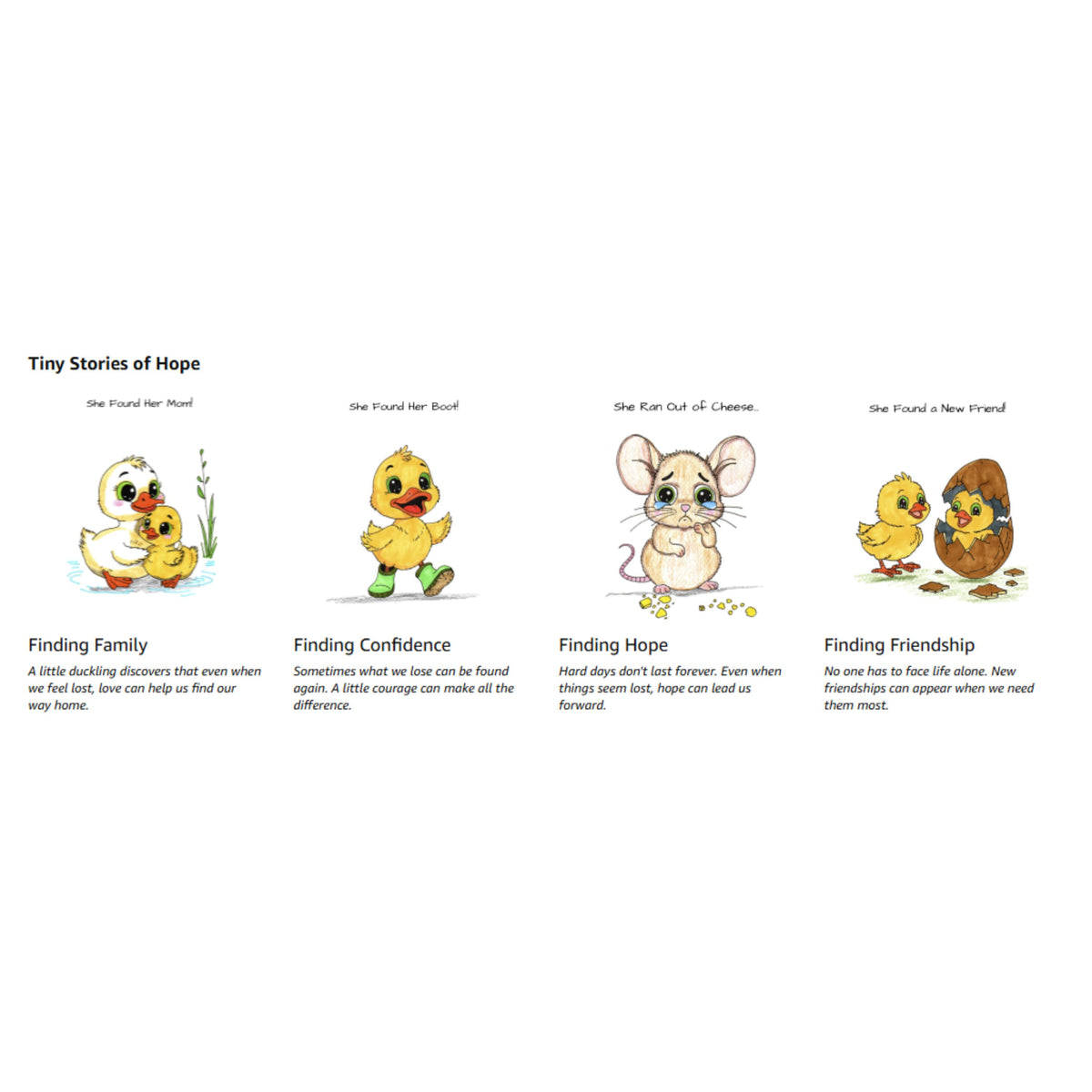 Lost & Found Critters Tiny Stories of Hope Pocket reader