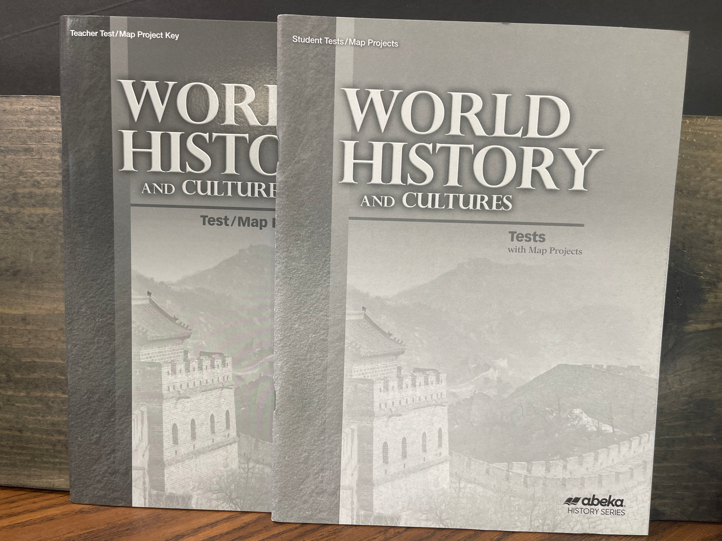 World History and Cultures Test and Map Project Book with key