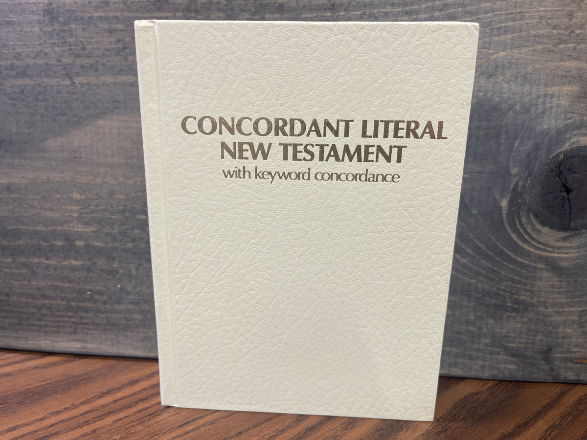 Concordant Literal New Testament Keyword Concordance 1983 6th Edition Hardcover