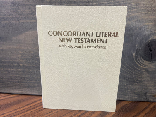 Concordant Literal New Testament Keyword Concordance 1983 6th Edition Hardcover