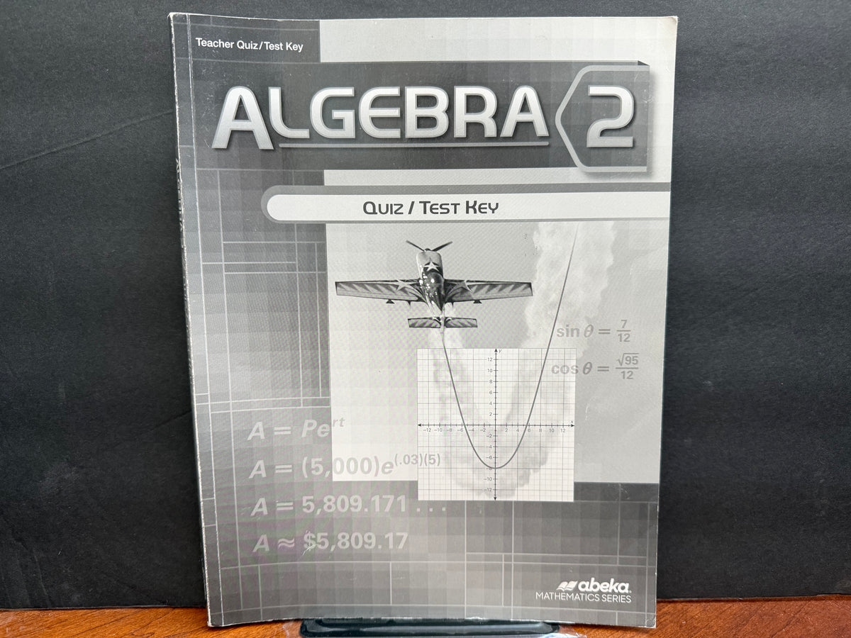 Algebra 2 Quiz and Test Key