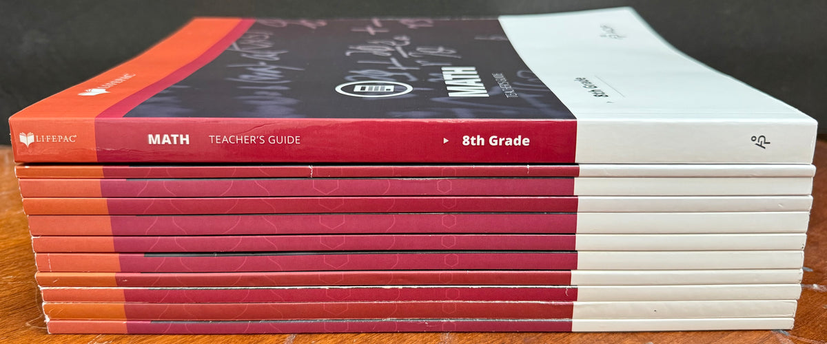 LIFEPAC Math Grade 8 Complete Set