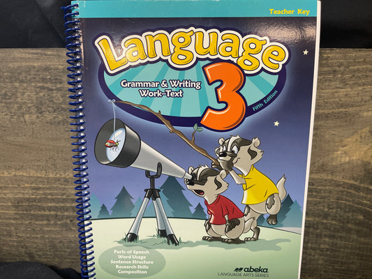 Language 3 Teacher Key fifth ed