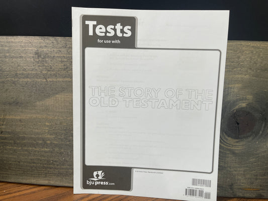 The Story of the Old Testament Tests first ed