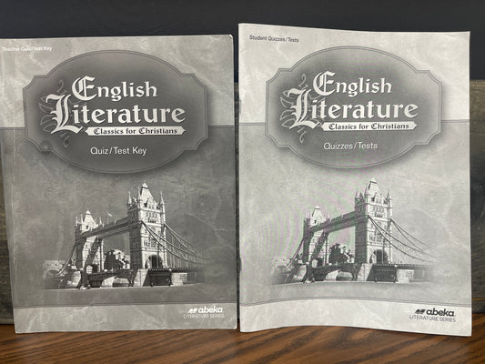 English Literature Quiz and Test with Key fourth ed