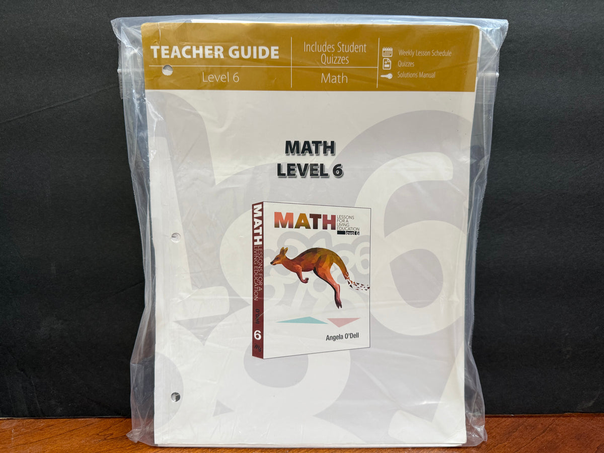 Math Lessons for a Living Education: Level 6 Teacher Guide