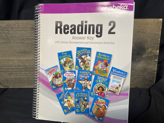Reading 2 Answer Key with Literary Development and Enrichment Activities
