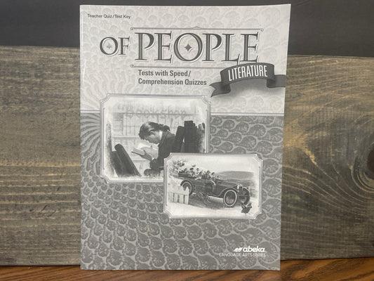 Of People Quiz and Test Key fifth ed