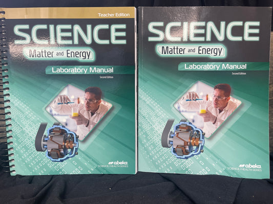 Science Matter and Energy Lab manual teacher ed and student second ed