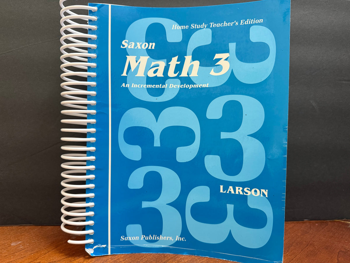 Saxon Math 3 Teacher's Edition