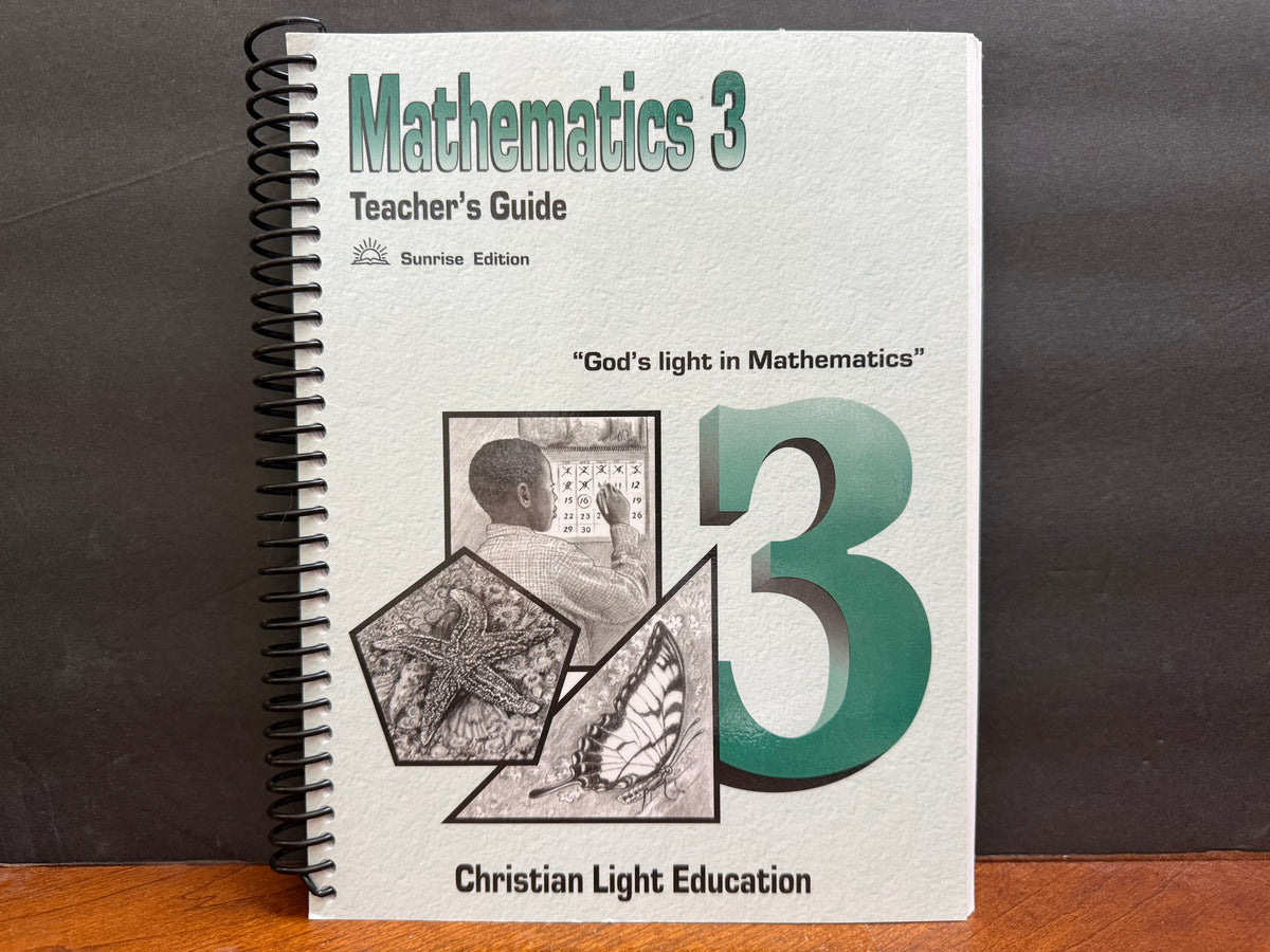 Christian Light Math 3 Teacher's Guide
