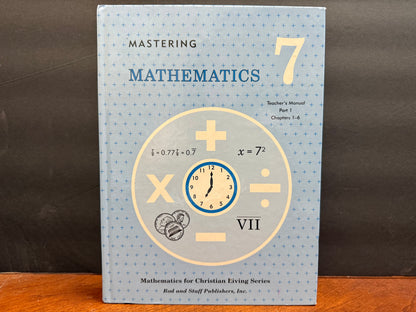 Grade 7 Math "Mastering Mathematics" Full Set