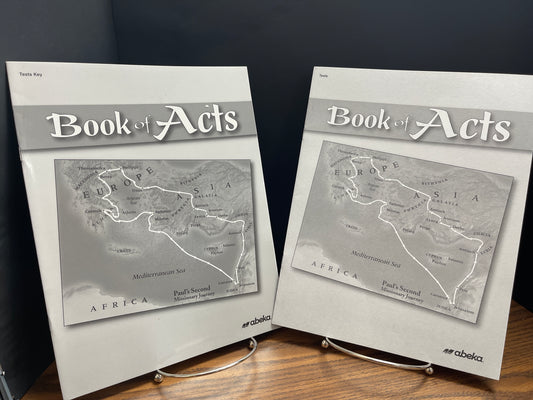 Book of Acts tests key/tests