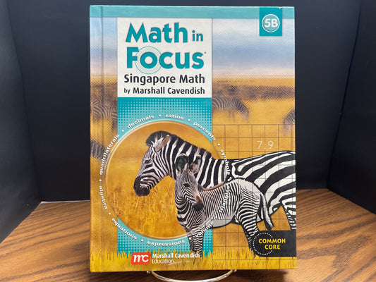 Math in Focus 5B student text