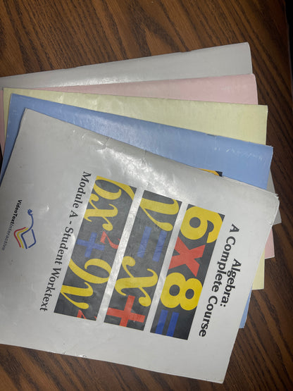 Videotext Algebra Complete book set modules A-F