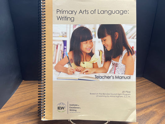 Primary Arts of Language Writing Teacher's manual